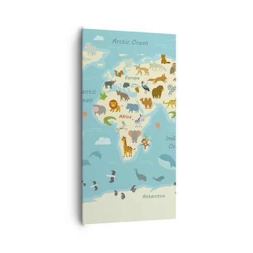 Obraz na plátně - Dobří sousedé - 65x120 cm