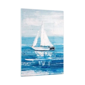 Obraz na skle - S přítelem po boku - 50x70 cm
