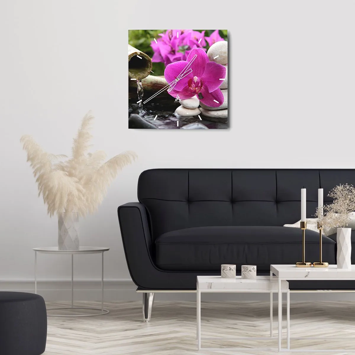 Nástěnné hodiny - Už odpočíváš - 30x30 cm