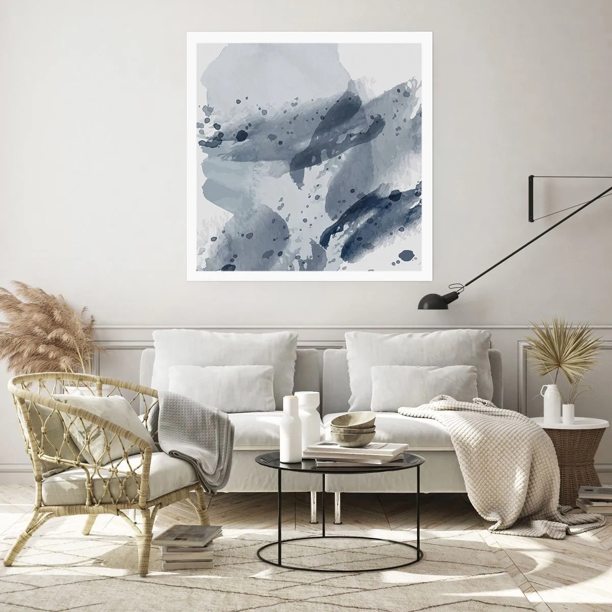 Plakát - Studie o povaze vody - 40x40 cm