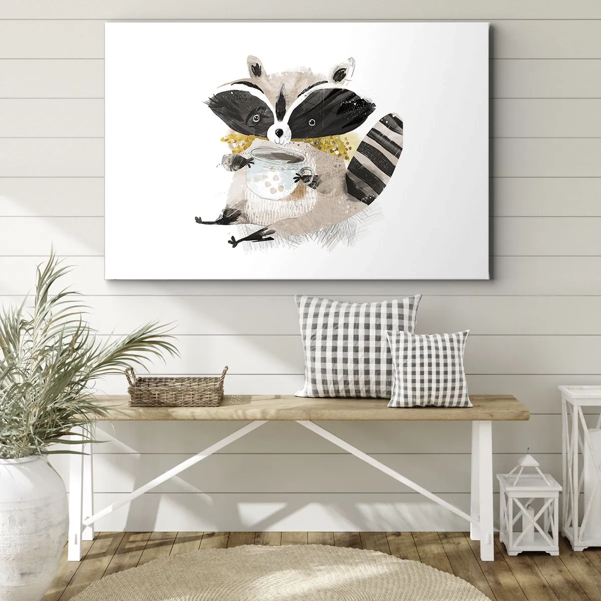 Obraz na plátně - Můj přítel mýval - 120x80 cm