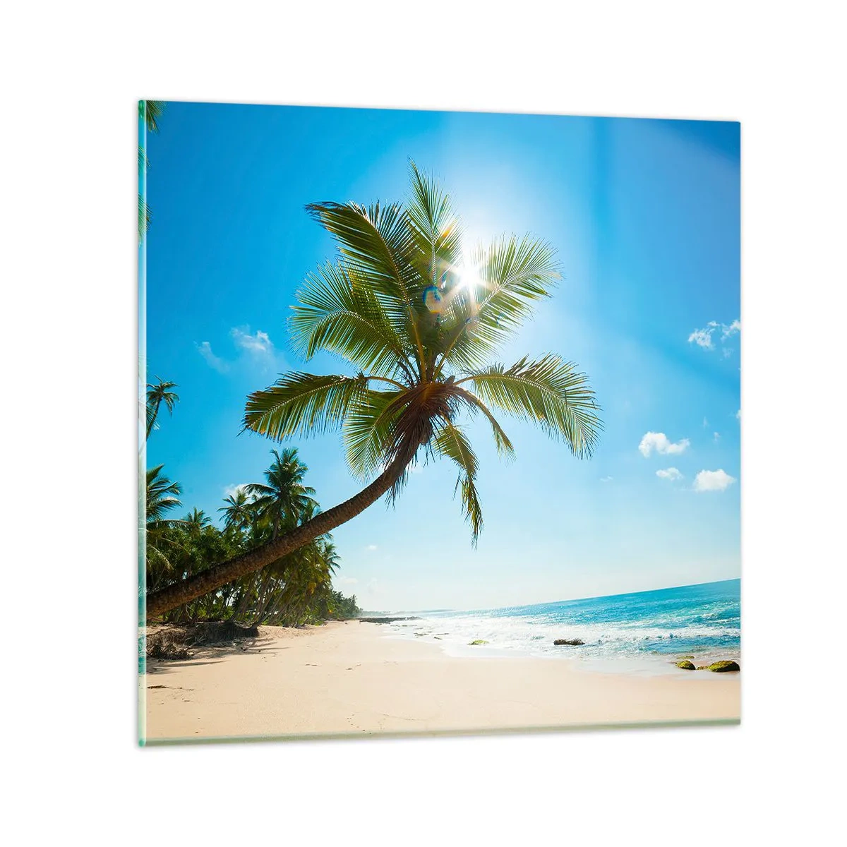 Obraz na skle - Nikomu neukazovat - 40x40 cm