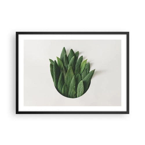 Plakát v černém rámu - Neukojitelná zvědavost - 70x50 cm