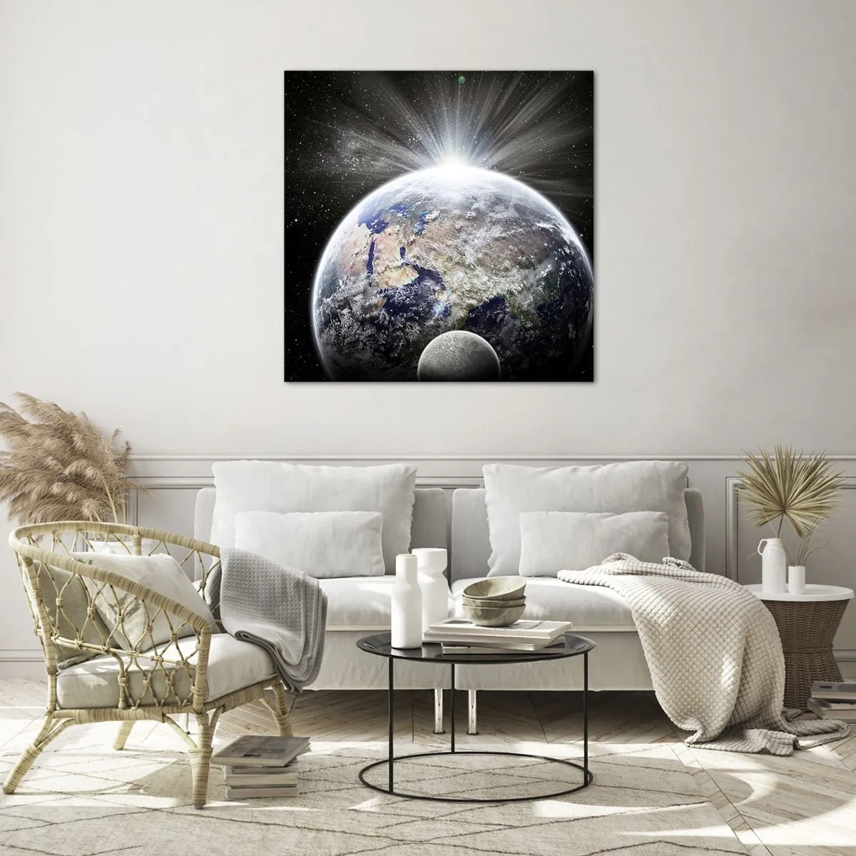 Obraz na skle - V plném lesku - 40x40 cm