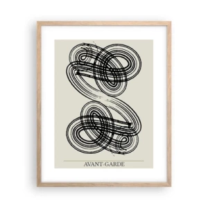 Plakát v rámu světlý dub - Vyšlo to spontánně - 40x50 cm