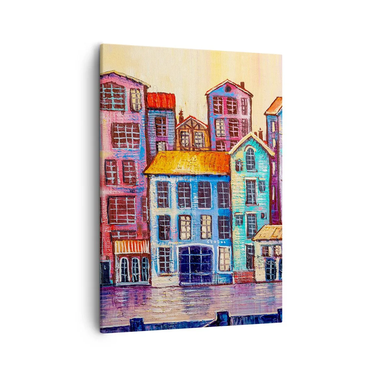 Obraz na plátně - Město jako z pohádky - 50x70 cm