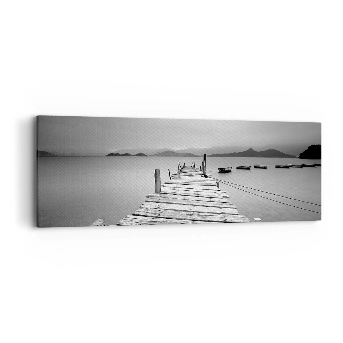 Obraz na plátně - Za horami, za moři - 90x30 cm