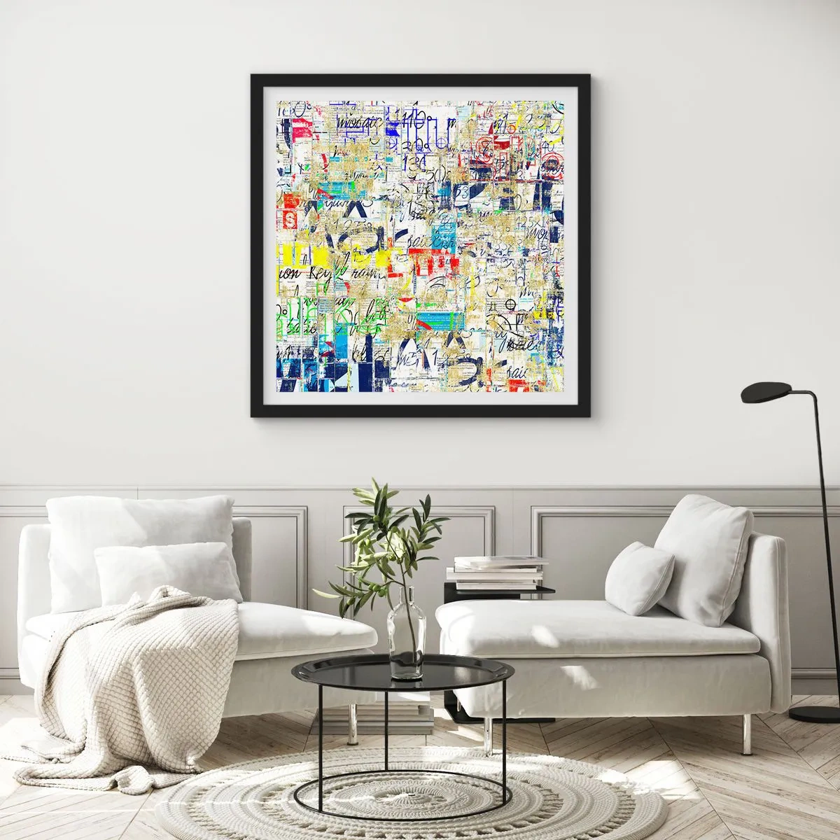 Plakát v černém rámu - Prostě potěší oči - 60x60 cm