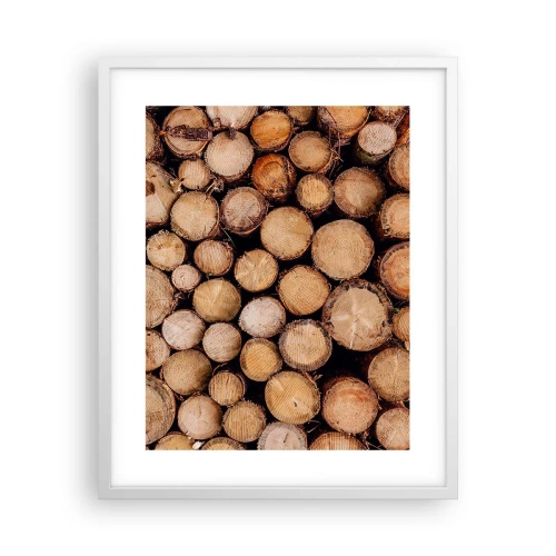 Plakát v bílém rámu - Nový začátek - 40x50 cm