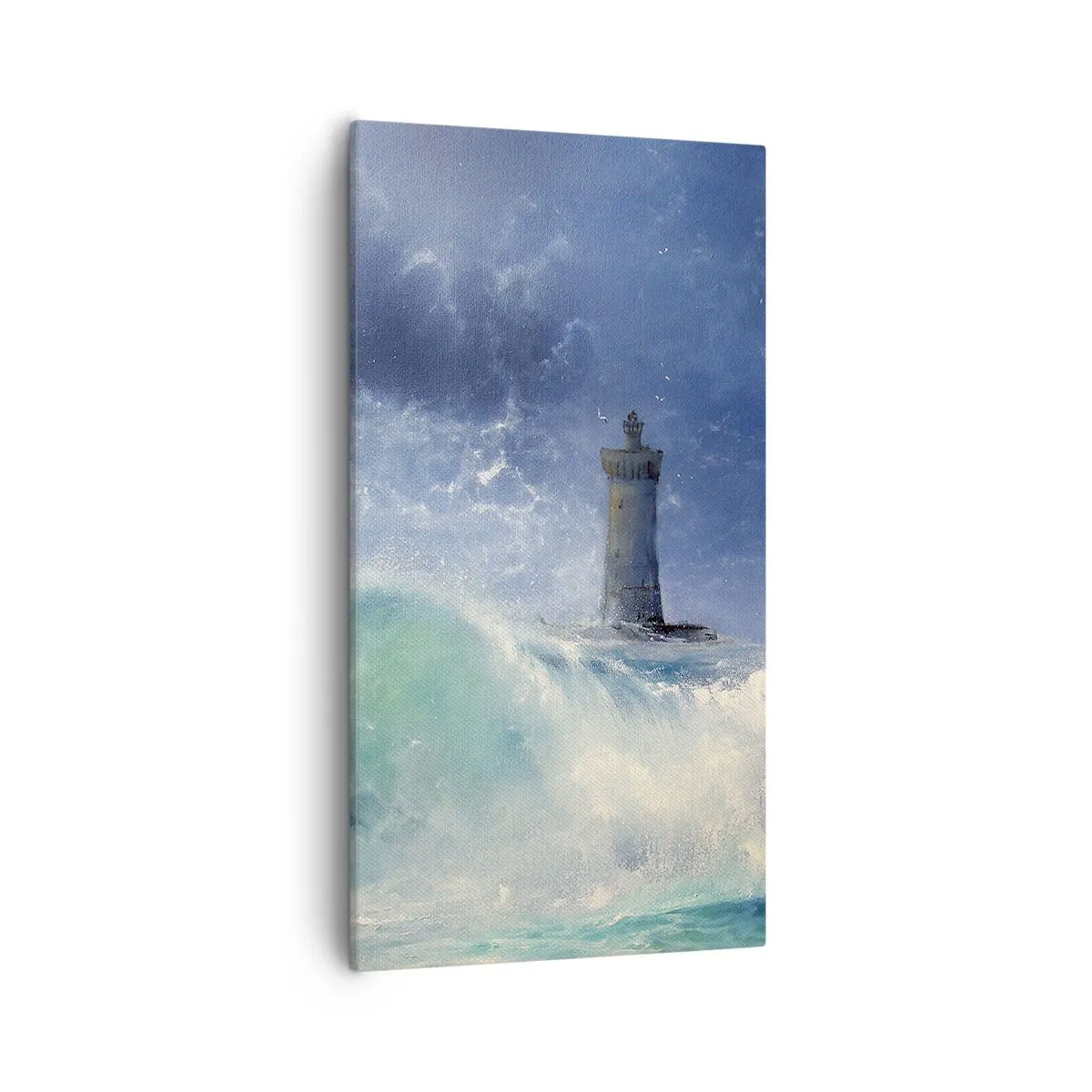 Obraz na plátně - Na stráži proti živlům - 55x100 cm