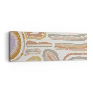 Obraz na plátně - Barevné průřezy - 90x30 cm