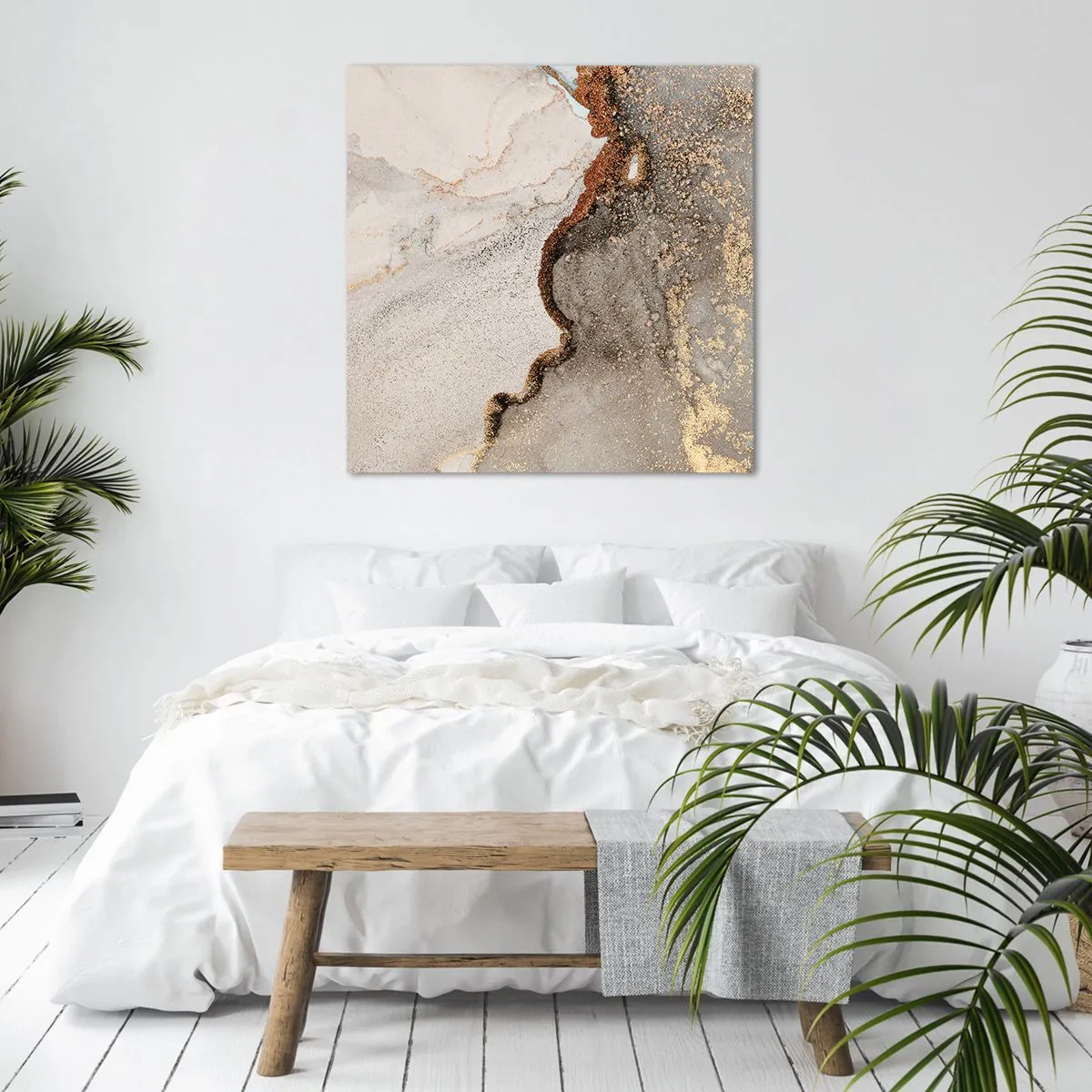 Obraz na plátně - Na hranici barev - 50x50 cm