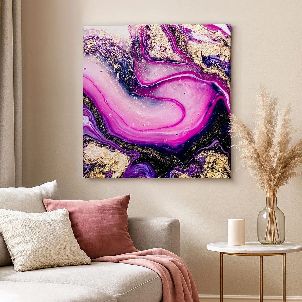 Obraz na plátně - Okamžik v zákulisí - 30x30 cm