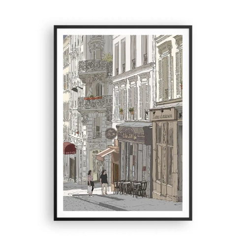 Plakát v černém rámu - Městské radosti - 70x100 cm