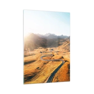 Obraz na skle - Ve zlatém údolí - 50x70 cm