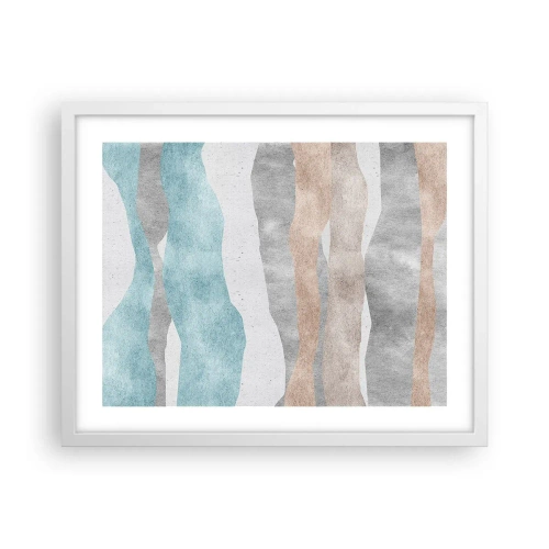 Plakát v bílém rámu - Studie blízkosti - 50x40 cm
