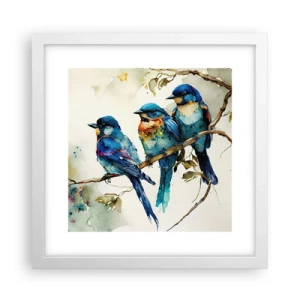 Plakát v bílém rámu - Urazil se? - 30x30 cm