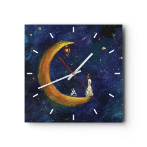 Nástěnné hodiny - Volání světa - 30x30 cm