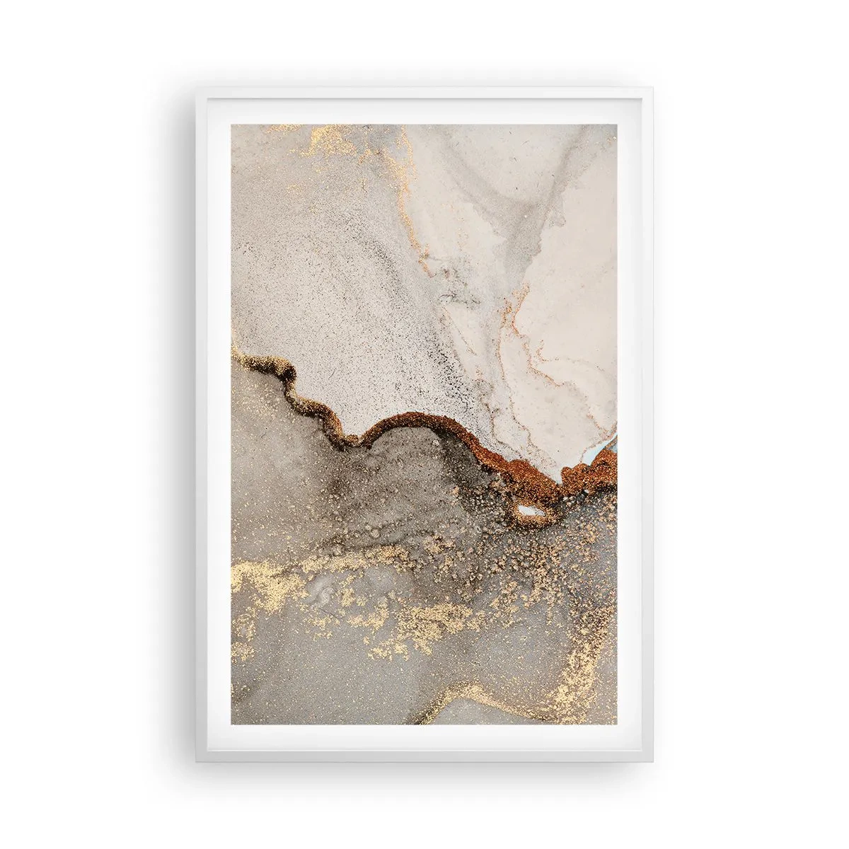 Plakát v bílém rámu - Na hranici barev - 61x91 cm