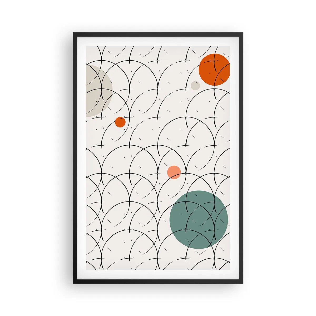 Plakát v černém rámu - V duchu pop-artu - 61x91 cm