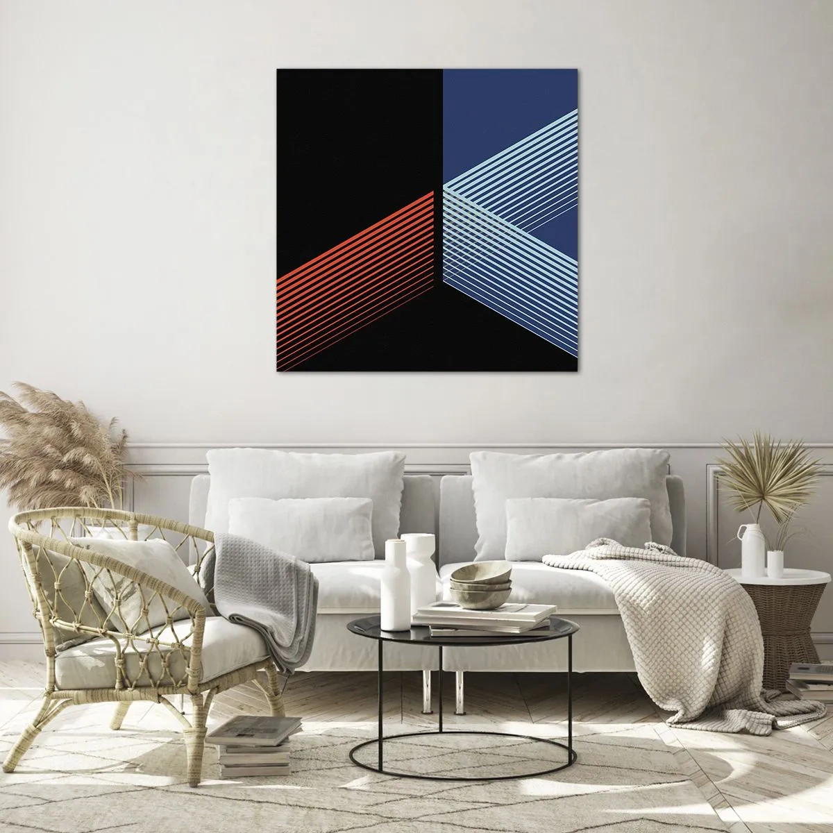 Obraz na skle - Jednoduchý příběh - 70x70 cm