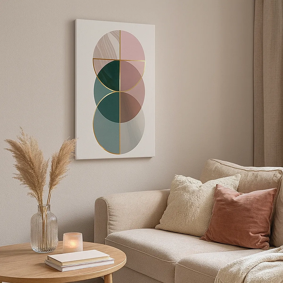 Obraz na plátně - Kruhy… - 50x70 cm