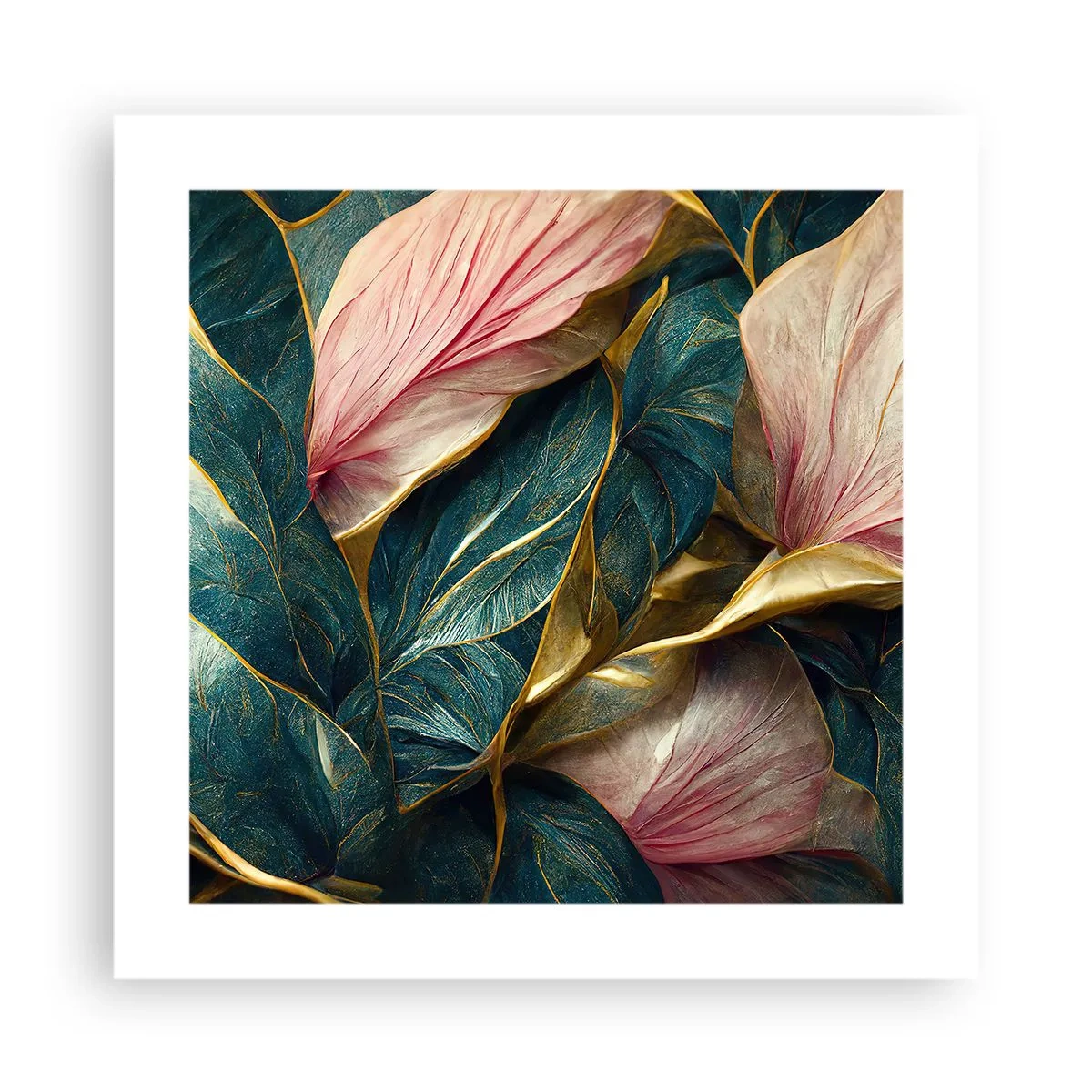 Plakát - Přirozená elegance a styl - 40x40 cm