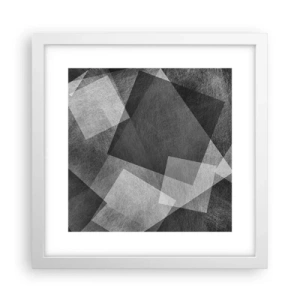 Plakát v bílém rámu - Odvěký symbol trvalosti a pořádku - 30x30 cm