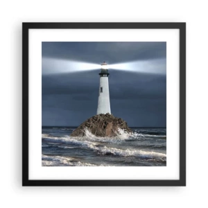 Plakát v černém rámu - Zde…zde…tady! - 40x40 cm