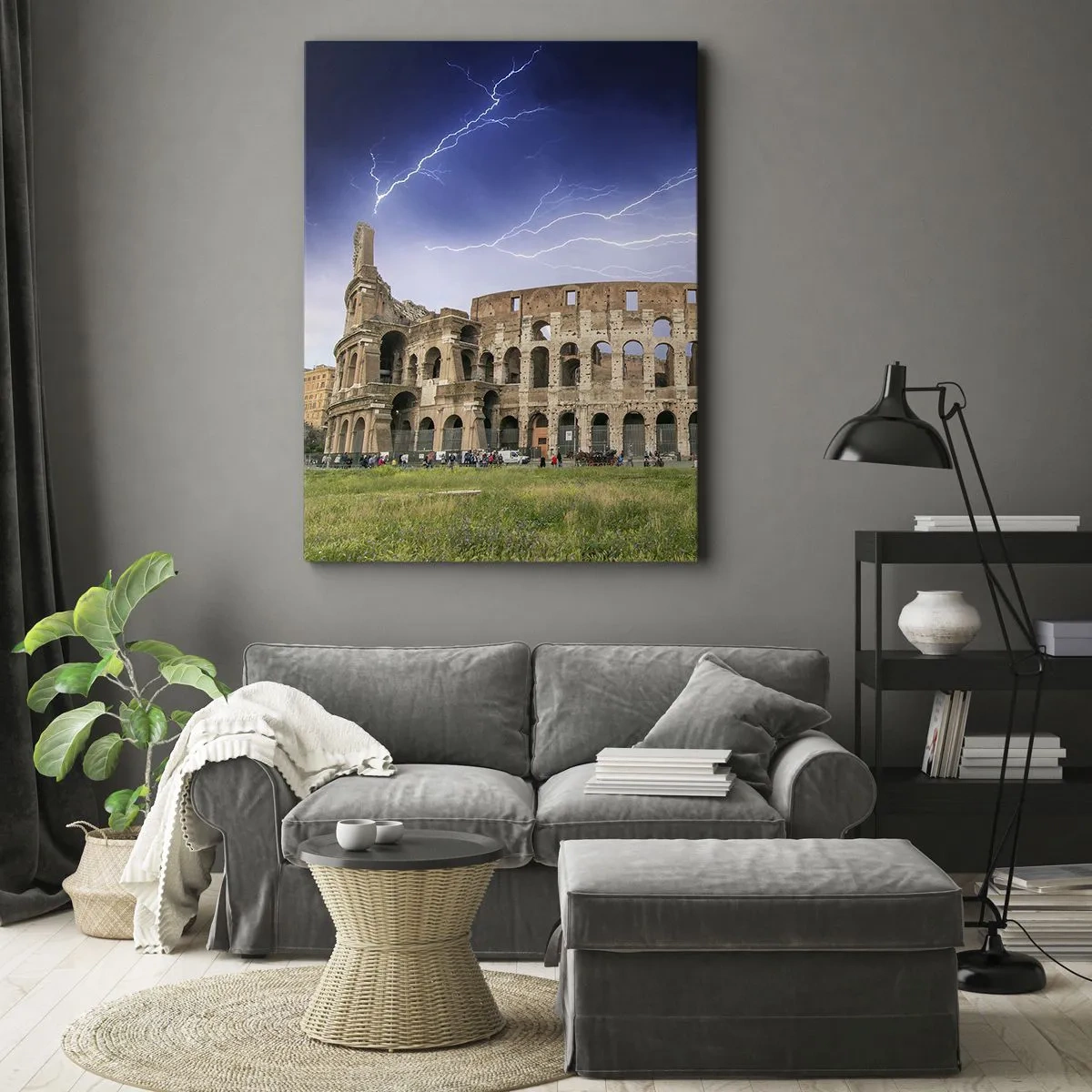 Obraz na plátně - Aréna války - 55x100 cm