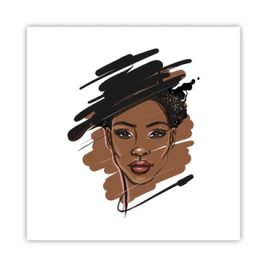 Plakát - Sladká jako čokoláda - 60x60 cm