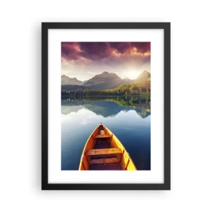 Plakát v černém rámu - Nic proti přírodě - 30x40 cm