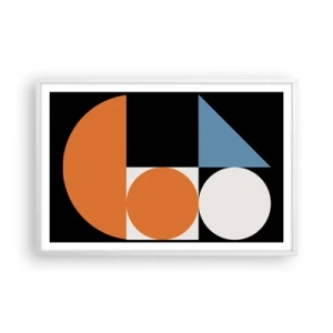 Plakát v bílém rámu - Figurínový systém - 91x61 cm