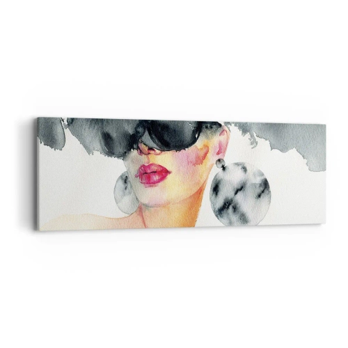 Obraz na plátně - Tajemství elegance - 90x30 cm