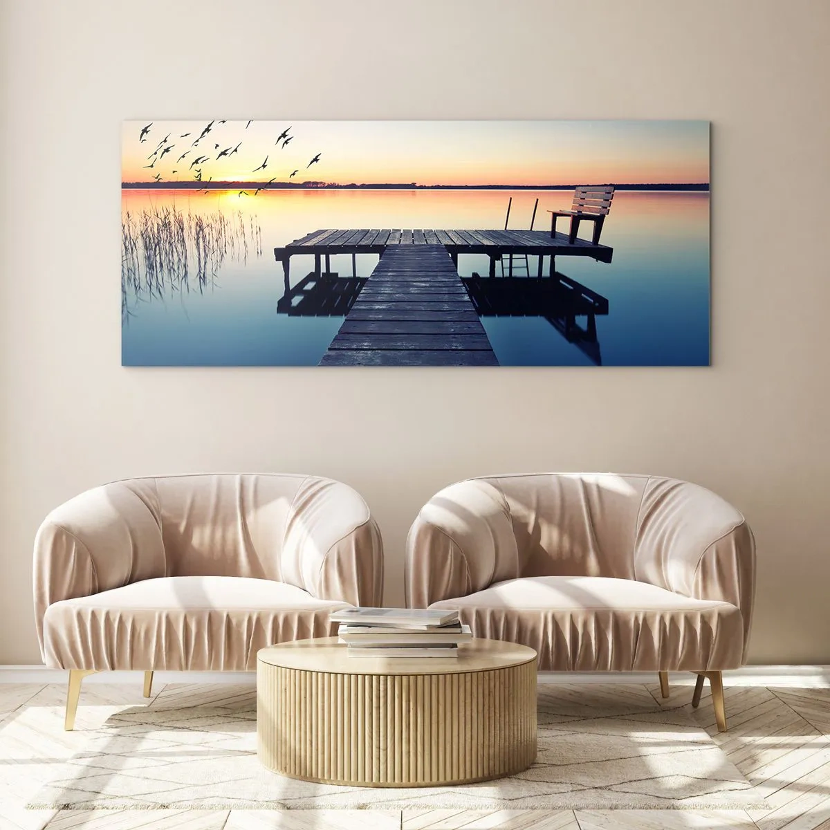 Obraz na skle - To byl dobrý den - 120x50 cm