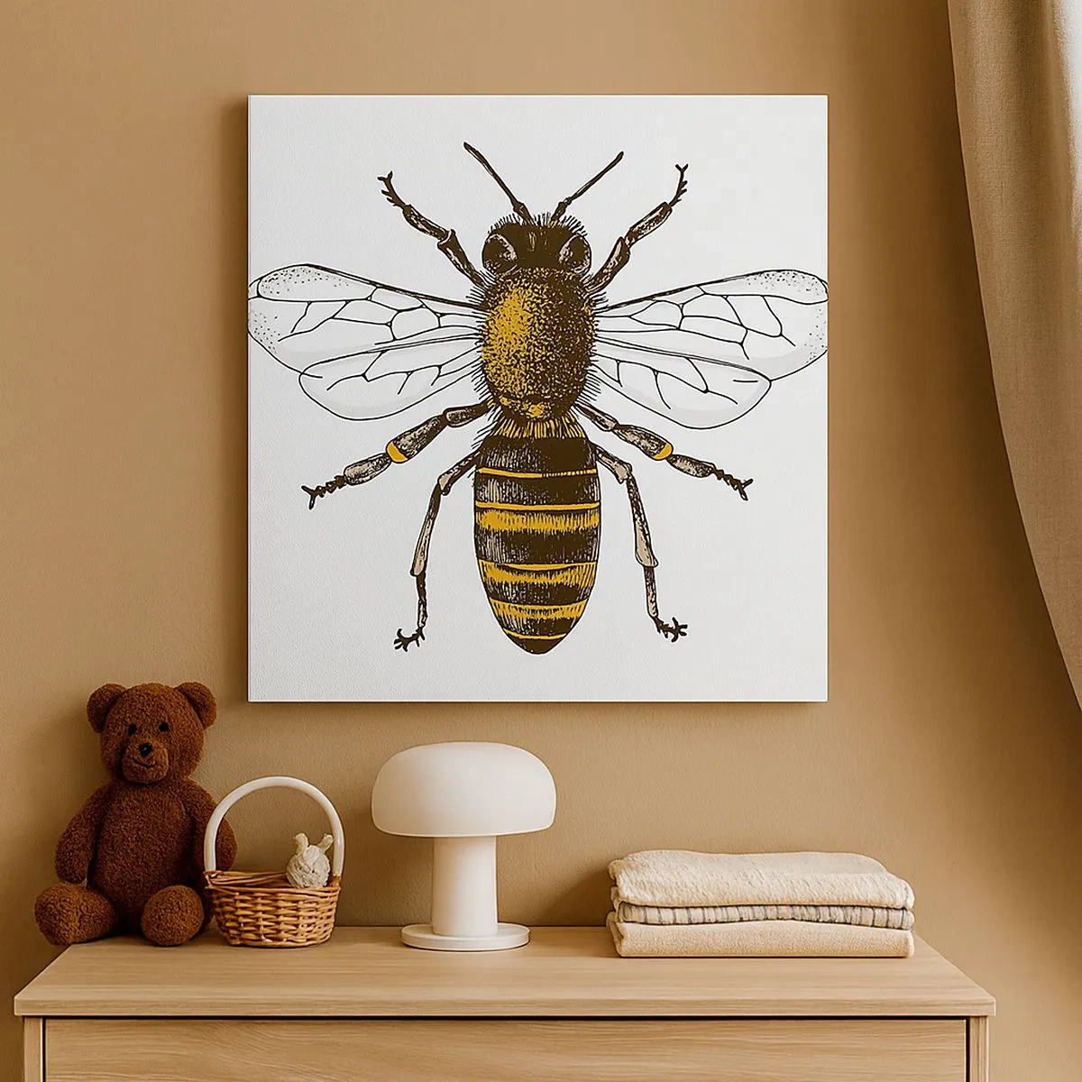 Obraz na plátně - Krásná a dobrá - 30x30 cm