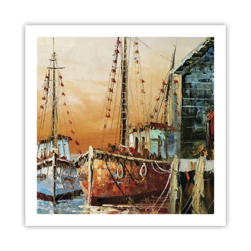 Plakát - Klidný návrat - 60x60 cm