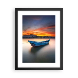 Plakát v černém rámu - Blíží se dobrá noc - 30x40 cm