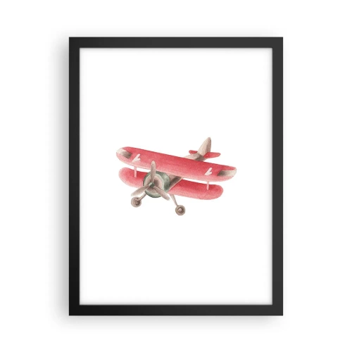 Plakát v černém rámu - Připraven na vysoký let - 30x40 cm