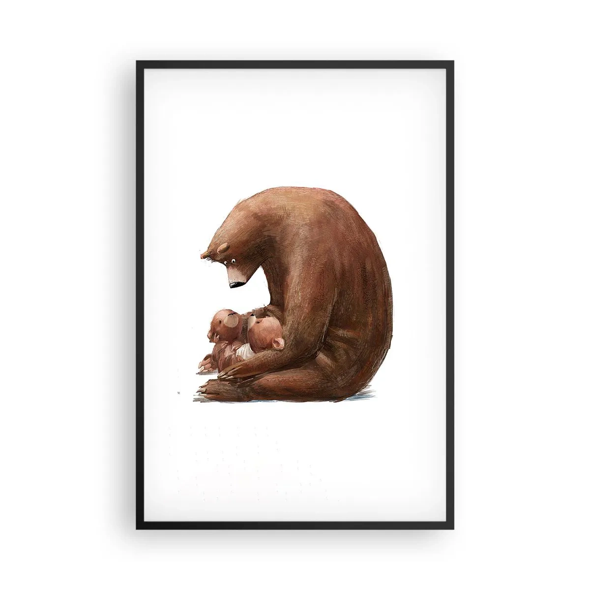 Plakát v černém rámu - Sladké sny, děti - 61x91 cm