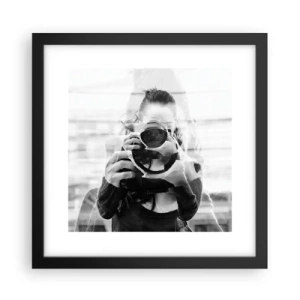 Plakát v černém rámu - Tvůrce a materiál - 30x30 cm