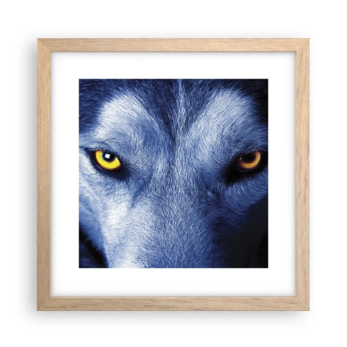 Plakát v rámu světlý dub - Fascinující pohled - 30x30 cm