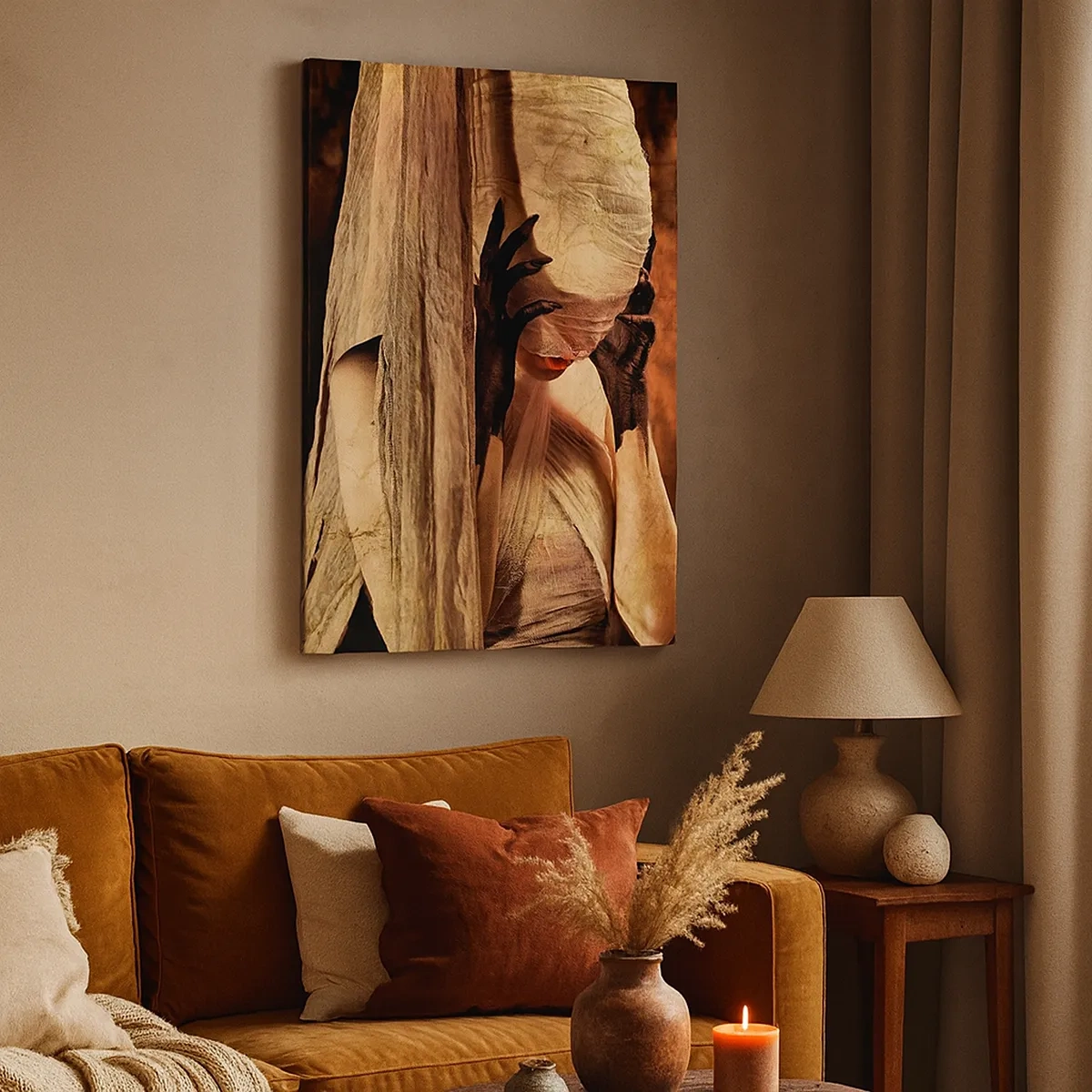 Obraz na plátně - Mezi dobrem a zlem - 50x70 cm