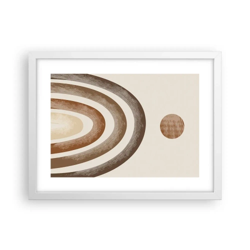 Plakát v bílém rámu - V předaleké galaxii - 40x30 cm