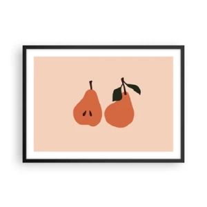 Plakát v černém rámu - Čirá sladkost - 70x50 cm