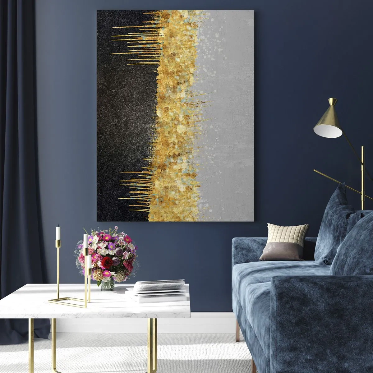 Obraz na skle - Dovnitř a vzhůru - 50x70 cm