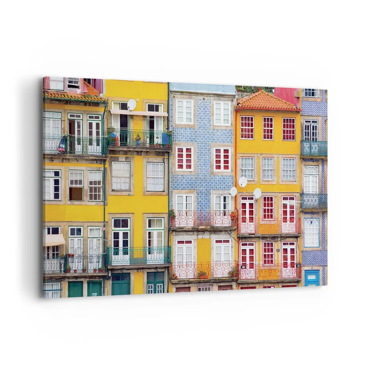 Obraz na plátně - Barvy starého města - 120x80 cm