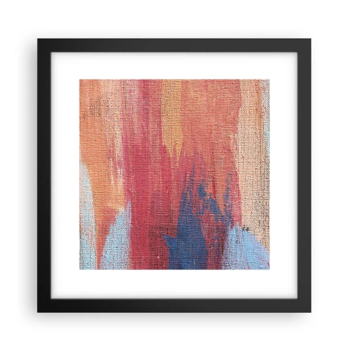 Plakát v černém rámu - Stékat duhou - 30x30 cm