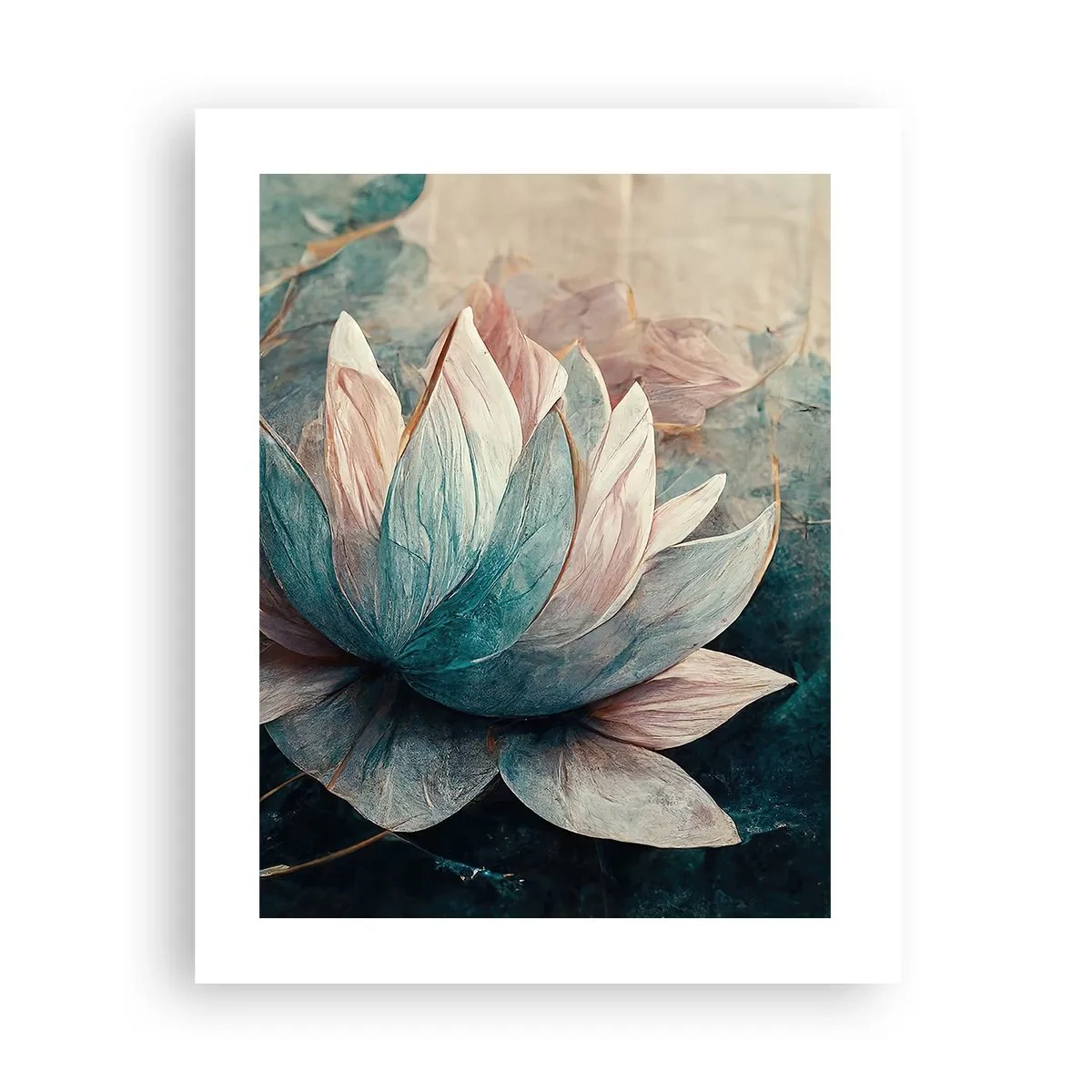 Plakát - Hvězdy a jezero - 40x50 cm