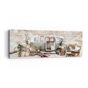 Obraz na plátně - Cesta právě začíná - 90x30 cm